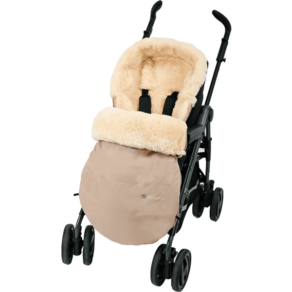 Altabebe Coprigambe In Pelle Di Agnello - Beige 4 Altabebe Coprigambe In Pelle Di Agnello - Beige - immagine 2