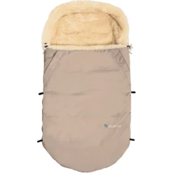 Altabebe Coprigambe In Pelle Di Agnello - Beige