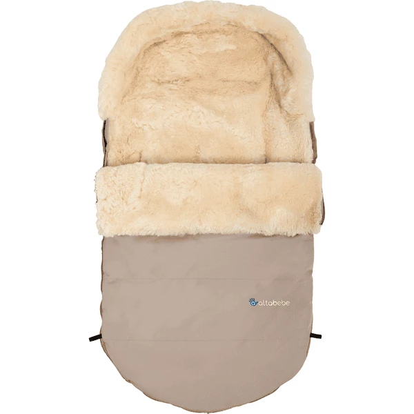 Altabebe Coprigambe In Pelle Di Agnello - Beige 6 Altabebe Coprigambe In Pelle Di Agnello - Beige - immagine 4