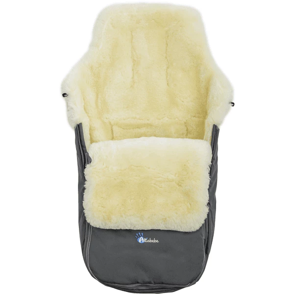 Altabebebe Coprigambe In Pelle Di Agnello Per Passeggino - Grigio Scuro 5 Altabebebe Coprigambe In Pelle Di Agnello Per Passeggino - Grigio Scuro - immagine 3