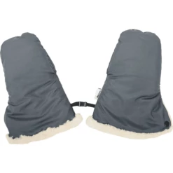 Altabebebe Scaldamani In Vello D'agnello Per Passeggino, Grigio Scuro -Negozio online Pink Or Blue altabebebe scaldamani in vello dagnello per passeggino grigio scuro a318781 3