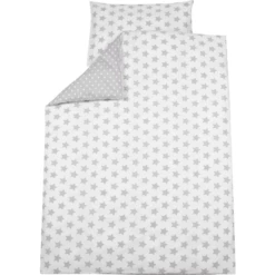 Alvi Biancheria Da Lettino 100 X 135 Cm, Stelle Grigio 5 Alvi Biancheria Da Lettino 100 X 135 Cm, Stelle Grigio -Negozio online Pink Or Blue alvi biancheria da lettino 100 x 135 cm stelle grigio a231064 1