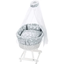 Alvi® Culla Birthe Bianco + Set Biancheria 911-1 Animali Dello Zoo Blu Polvere -Negozio online Pink Or Blue alvi culla birthe bianco set biancheria 911 1 animali dello zoo blu polvere a255753 3