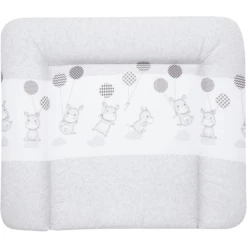 Alvi Materassino Per Fasciatoio Coccole, Hippo Silver 69 X 69 Cm -Negozio online Pink Or Blue alvi materassino per fasciatoio coccole hippo silver 69 x 69 cm a261960 1
