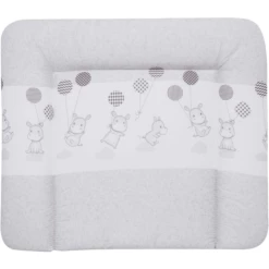Alvi Materassino Per Fasciatoio Coccole, Hippo Silver 75 X 85 Cm -Negozio online Pink Or Blue alvi materassino per fasciatoio coccole hippo silver 75 x 85 cm a261862 1
