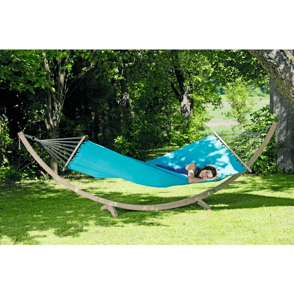 AMAZONAS Amaca Miami Con Asta Aqua 4 AMAZONAS Amaca Miami Con Asta Aqua - immagine 2