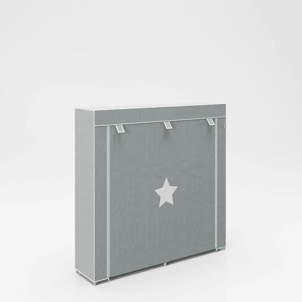 Roba Armadio Per Bambini In Tessuto XL Little Stars 113 X 28 X 90 Cm 4 Roba Armadio Per Bambini In Tessuto XL Little Stars 113 X 28 X 90 Cm - immagine 2