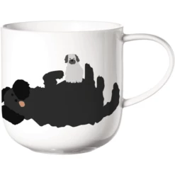ASA Selection Mug Fluffy Dogs Bianco Lucido -Negozio online Pink Or Blue asa selection mug fluffy dogs bianco lucido a408190 1