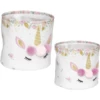 Atmosphera Cestino Portaoggetti Set Di 2 Unicorni -Negozio online Pink Or Blue atmosphera cestino portaoggetti set di 2 unicorni a395845