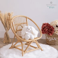 Atmosphera Poltrona In Rattan Léo -Negozio online Pink Or Blue atmosphera poltrona in rattan leo a401960 2