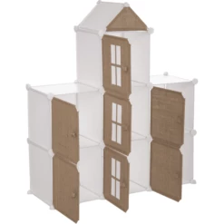 Atmosphera Scaffale Portaoggetti Castello Di Iuta -Negozio online Pink Or Blue atmosphera scaffale portaoggetti castello di iuta a397578 1