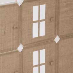 Atmosphera Scaffale Portaoggetti Castello Di Iuta -Negozio online Pink Or Blue atmosphera scaffale portaoggetti castello di iuta a397578 2