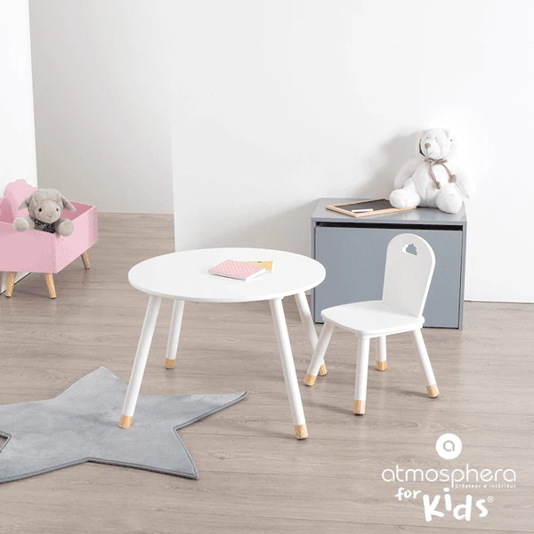 Atmosphera Sedia Per Bambini Douceur Bianco 6 Atmosphera Sedia Per Bambini Douceur Bianco - immagine 4