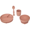 Atmosphera Set Di Stoviglie In Silicone 4 Pezzi Terracotta