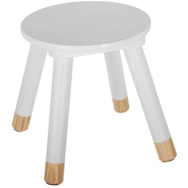Atmosphera Sgabello Per Bambini Douceur Bianco 3 Atmosphera Sgabello Per Bambini Douceur Bianco