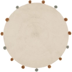 Atmosphera Tappeto Per Bambini Pompons -Negozio online Pink Or Blue atmosphera tappeto per bambini pompons a396385 3