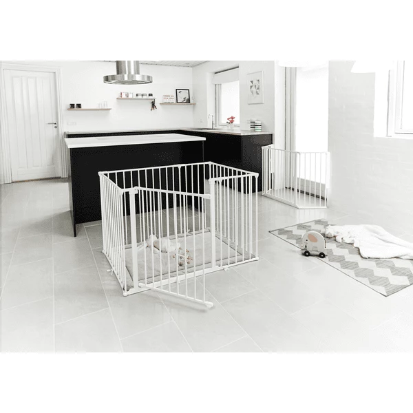 BabyDan Baby Dan Box Square Con Materassino, Bianco 6 BabyDan Baby Dan Box Square Con Materassino, Bianco - immagine 4