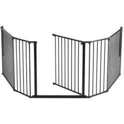 BabyDan Baby Dan Cancelletto Di Protezione Per Camino Flex XL Nero -Negozio online Pink Or Blue baby dan cancelletto di protezione per camino flex xl nero a280541 2