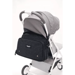 BABY ON BOARD Borsa Fasciatoio Titou, Nero Screziato -Negozio online Pink Or Blue baby on board borsa fasciatoio titou nero screziato a363082 3