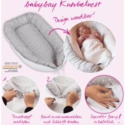 Babybay® Babynest Berry Stelle Bianche -Negozio online Pink Or Blue babybay babynest berry stelle bianche a288075 3