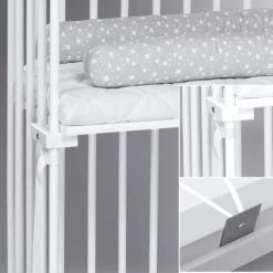 Babybay Boxspring Lettino Co-sleeping Con Materasso In Cotone Classico Morbido, Bianco -Negozio online Pink Or Blue babybay boxspring lettino co sleeping con materasso in cotone classico morbido bianco a415131 3