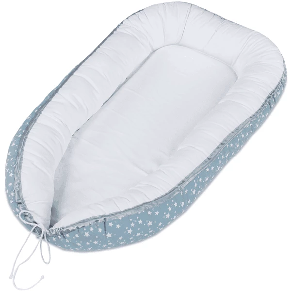Babybay ® Coccole Nido Azzurro Azzurro Stelle Bianche 4 Babybay ® Coccole Nido Azzurro Azzurro Stelle Bianche - immagine 2