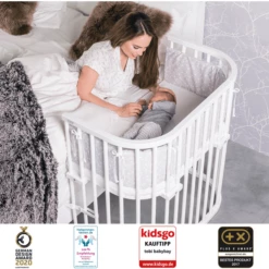Babybay Lettino Co-sleeping Boxspring, Bianco -Negozio online Pink Or Blue babybay lettino co sleeping boxspring bianco a086211 1