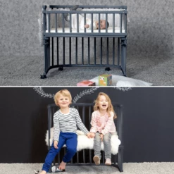 Babybay Lettino Co-sleeping Boxspring Comfort Plus, Grigio Ardesia Laccato -Negozio online Pink Or Blue babybay lettino co sleeping boxspring comfort plus grigio ardesia laccato a376133 3