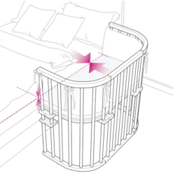 Babybay Lettino Co-sleeping Maxi Comfort Plus, Grigio Ardesia Laccato -Negozio online Pink Or Blue babybay lettino co sleeping maxi comfort plus grigio ardesia laccato a376137 4