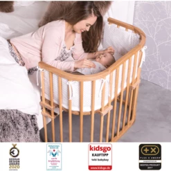 Babybay Lettino Co-sleeping Original Extra Traspirante - Legno Scuro -Negozio online Pink Or Blue babybay lettino co sleeping original extra traspirante legno scuro a041089 1