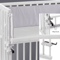 Babybay Midi Lettino Co-sleeping Con Materasso In Cotone Classico Morbido, Bianco 10 Babybay Midi Lettino Co-sleeping Con Materasso In Cotone Classico Morbido, Bianco -Negozio online Pink Or Blue babybay midi lettino co sleeping con materasso in cotone classico morbido bianco a415126 3