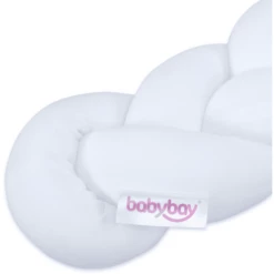 Babybay ® Paracolpi Intrecciato - Bianco -Negozio online Pink Or Blue babybay paracolpi intrecciato bianco a308590 3