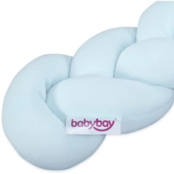 Babybay ® Paracolpi Intrecciato - Verde Acqua -Negozio online Pink Or Blue babybay paracolpi intrecciato verde acqua a308613 3