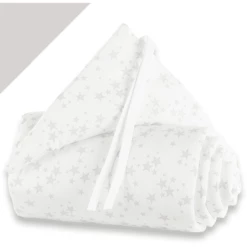 Babybay Paracolpi Per Lettino Co-sleeping Midi/Mini, Stelle Grigio Perla -Negozio online Pink Or Blue babybay paracolpi per lettino co sleeping midi mini stelle grigio perla a161403 2