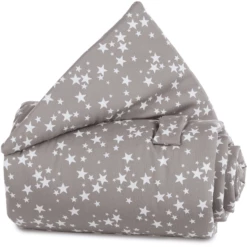 Babybay Paracolpi Per Lettino Co-sleeping Stelle Taupe/bianco