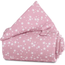 Babybay Paracolpi Stelle Rosa/bianco -Negozio online Pink Or Blue babybay paracolpi stelle rosa bianco a205032 1
