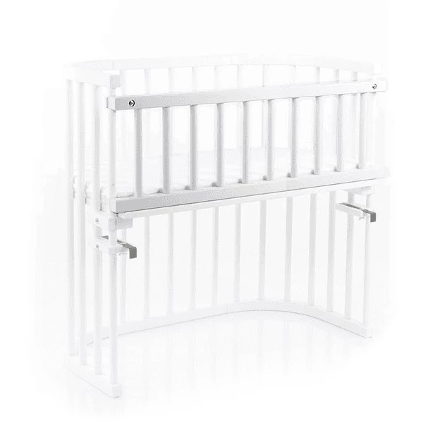 Babybay Sponda Per Lettino Co-sleeping Maxi / Boxspring, Bianco 6 Babybay Sponda Per Lettino Co-sleeping Maxi / Boxspring, Bianco - immagine 4