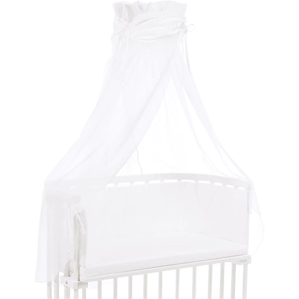 Babybay Velo Baldacchino, Bianco/bianco 200 X 135 Cm 4 Babybay Velo Baldacchino, Bianco/bianco 200 X 135 Cm - immagine 2