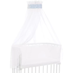Babybay Velo Baldacchino Stella Azzurro, Bianco 200 X 135 Cm -Negozio online Pink Or Blue babybay velo baldacchino stella azzurro bianco 200 x 135 cm a204561 2
