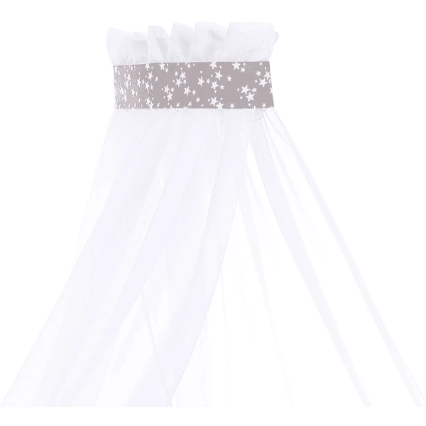 Babybay Velo Baldacchino Stella Tortora, Bianco 200 X 135 Cm 4 Babybay Velo Baldacchino Stella Tortora, Bianco 200 X 135 Cm - immagine 2