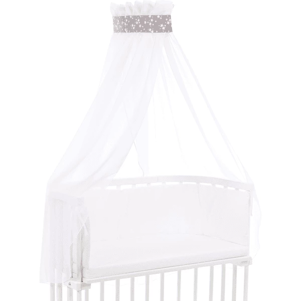 Babybay Velo Baldacchino Stella Tortora, Bianco 200 X 135 Cm 5 Babybay Velo Baldacchino Stella Tortora, Bianco 200 X 135 Cm - immagine 3