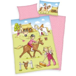 Babybest® Biancheria Da Letto Pony Farm GOTS 100x135 Cm 8 Babybest® Biancheria Da Letto Pony Farm GOTS 100x135 Cm -Negozio online Pink Or Blue babybest biancheria da letto pony farm gots 100x135 cm a303146 2