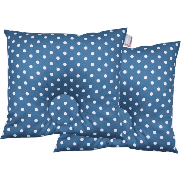 BabyDorm® Cuscino Preventivo EasyDorm Bonnie Petrolio A Pois Bianchi 3 BabyDorm® Cuscino Preventivo EasyDorm Bonnie Petrolio A Pois Bianchi