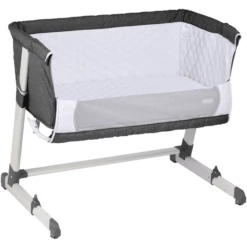BabyGO Lettino Co-sleeping Together Dark Grey Special Edition -Negozio online Pink Or Blue babygo lettino co sleeping together dark grey special edition a273591 1
