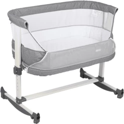 BabyGO Lettino Co-sleeping Vivaldi - Grey -Negozio online Pink Or Blue babygo lettino co sleeping vivaldi grey a250321 1