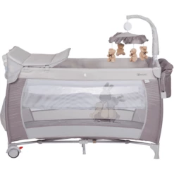 BabyGO Lettino Da Viaggio Sleeper Deluxe - Beige -Negozio online Pink Or Blue babygo lettino da viaggio sleeper deluxe beige a268573 2