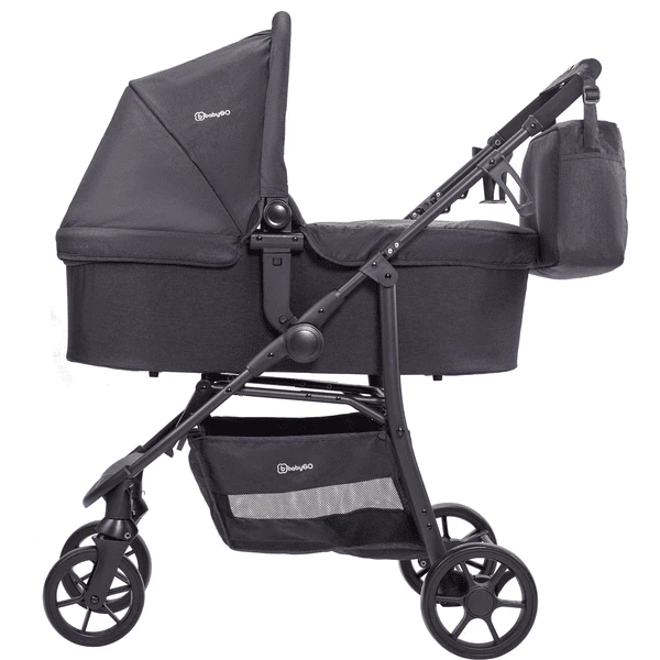 BabyGO Passeggino 3 In 1 - Nero 5 BabyGO Passeggino 3 In 1 - Nero - immagine 3
