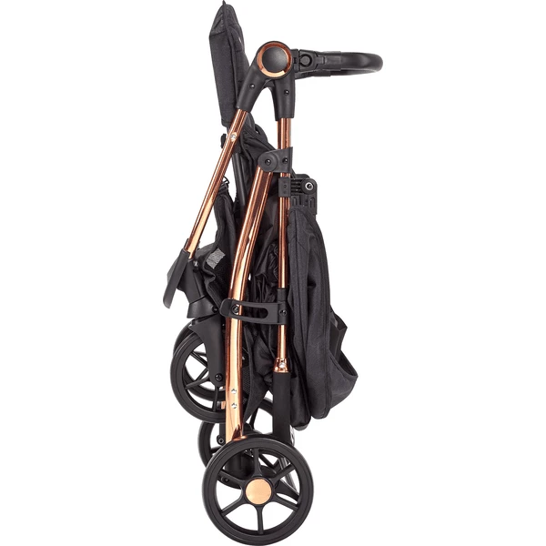BabyGO Passeggino 3 In 1 - Nero/oro 6 BabyGO Passeggino 3 In 1 - Nero/oro - immagine 4