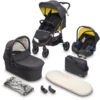 BabyGO Passeggino 3 In 1 - Nero/senape -Negozio online Pink Or Blue babygo passeggino 3 in 1 nero senape a364333