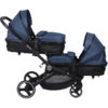 BabyGO Passeggino Gemellare Twinner, Blu -Negozio online Pink Or Blue babygo passeggino gemellare twinner blu a299480
